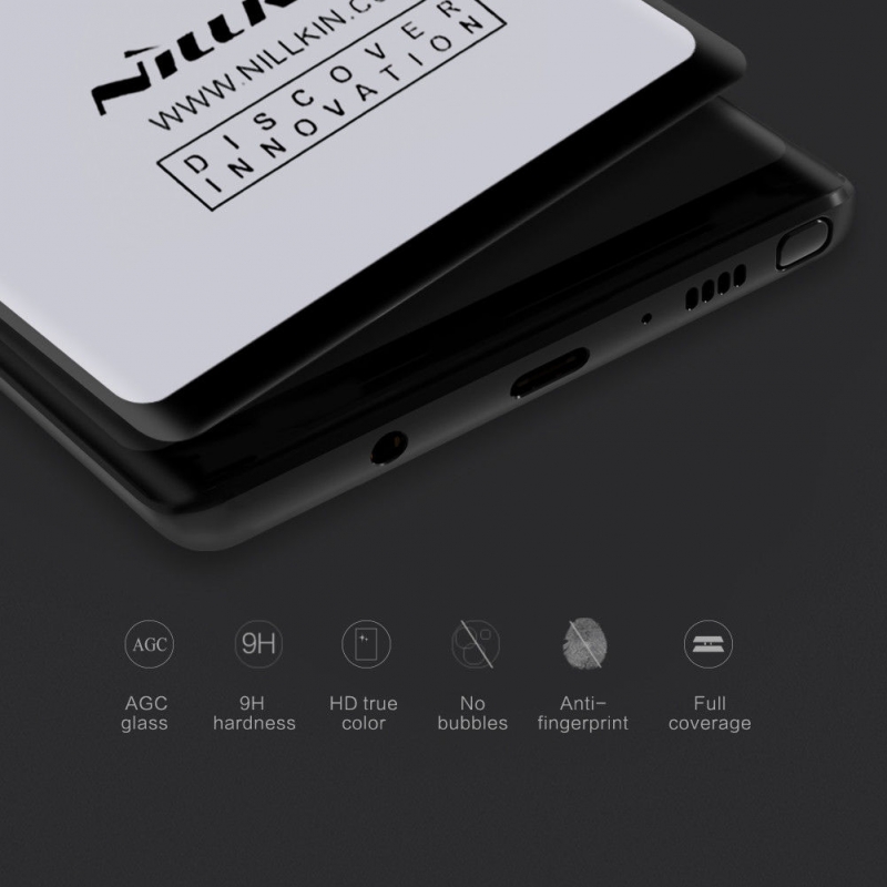Miếng Dán Kính Cường Lực Full Samsung Galaxy Note 9 Hiệu Nillkin 3D CP+ Max là sản phẩm mới nhất của hãng Nillkin chịu lực tốt, khả năng chống va đập cao, bảo vệ màn hình luôn như mới